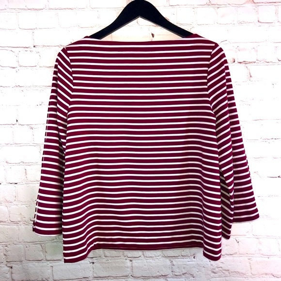 Stripe long sleeve top‎ Banana Republic - Picture 3 of 4